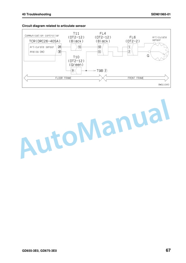 Komatsu GD655-3E0, GD675-3E0 Motor Grader Shop Manual SEN01775-06 4 Komatsu GD655-3E0, GD675-3E0 Motor Grader Shop Manual SEN01775-06 - Image 4