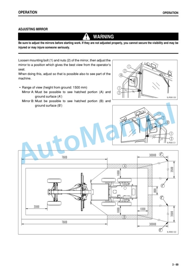 Komatsu GD655-3E0 Motor Grader Operation and Maintenance Manual TEN00149-05 3 Komatsu GD655-3E0 Motor Grader Operation and Maintenance Manual TEN00149-05 - Image 3