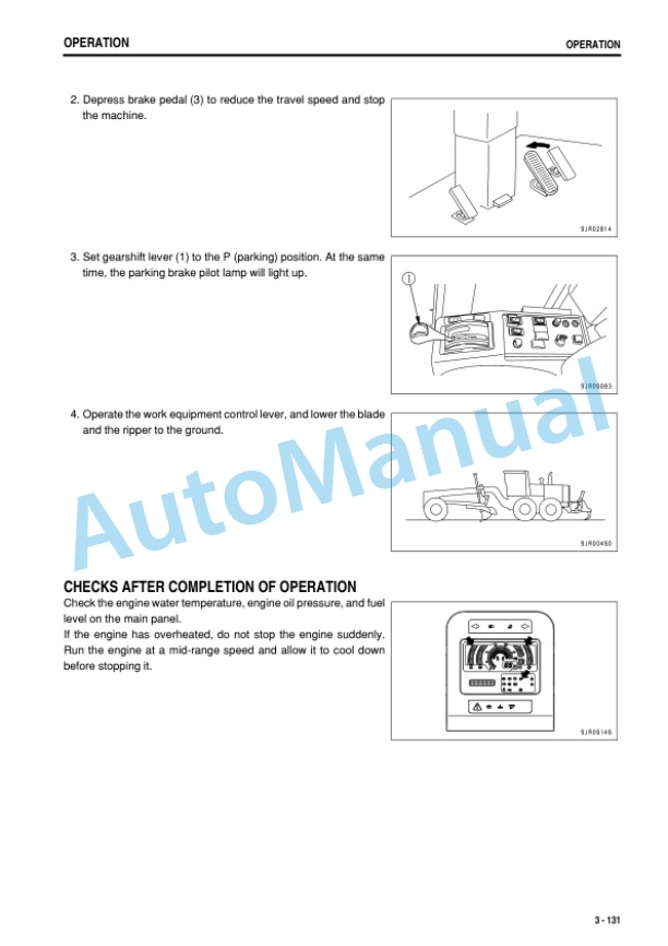 Komatsu GD655-3E0 Motor Grader Operation and Maintenance Manual TEN00149-05 4 Komatsu GD655-3E0 Motor Grader Operation and Maintenance Manual TEN00149-05 - Image 4