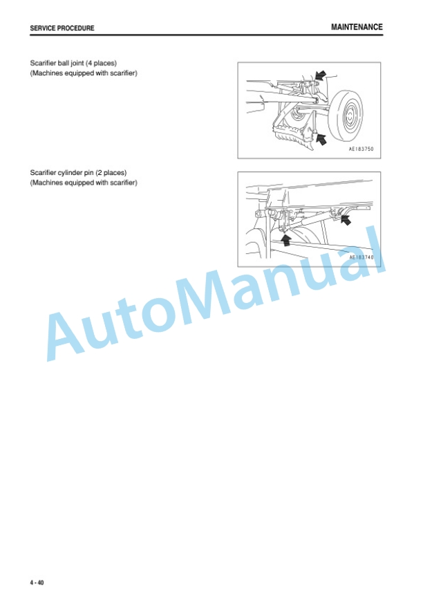 Komatsu GD655-3E0 Motor Grader Operation and Maintenance Manual TEN00149-05 5 Komatsu GD655-3E0 Motor Grader Operation and Maintenance Manual TEN00149-05 - Image 5
