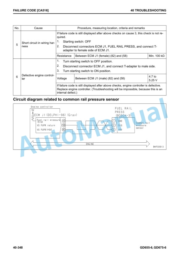 Komatsu GD655-6, GD675-6 Motor Grader Shop Manual SEN06523-06 3 Komatsu GD655-6, GD675-6 Motor Grader Shop Manual SEN06523-06 - Image 3
