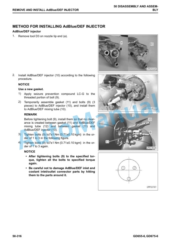 Komatsu GD655-6, GD675-6 Motor Grader Shop Manual SEN06523-06 5 Komatsu GD655-6, GD675-6 Motor Grader Shop Manual SEN06523-06 - Image 5