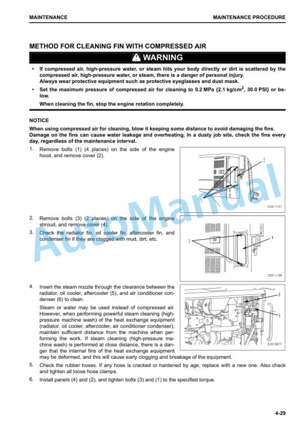 Komatsu GD655-6 Motor Grader Operation and Maintenance Manual TEN00724-05 5 Komatsu GD655-6 Motor Grader Operation and Maintenance Manual TEN00724-05 - Image 5
