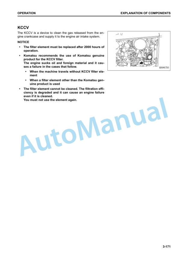 Komatsu GD655-7 Motor Grader Operation and Maintenance Manual TEN01038-00 3 Komatsu GD655-7 Motor Grader Operation and Maintenance Manual TEN01038-00 - Image 3