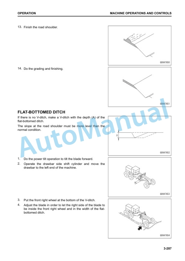 Komatsu GD655-7 Motor Grader Operation and Maintenance Manual TEN01038-03 4 Komatsu GD655-7 Motor Grader Operation and Maintenance Manual TEN01038-03 - Image 4