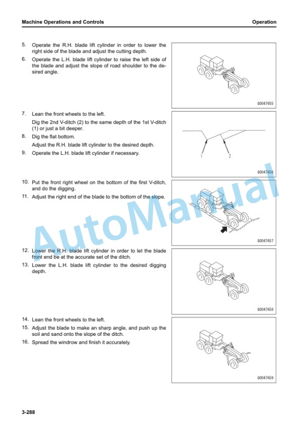 Komatsu GD655-7 Motor Grader Operation and Maintenance Manual TEN01128-00 4 Komatsu GD655-7 Motor Grader Operation and Maintenance Manual TEN01128-00 - Image 4
