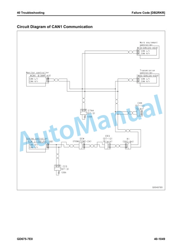 Komatsu GD675-7E0 Motor Grader Shop Manual SEN06962-00 3 Komatsu GD675-7E0 Motor Grader Shop Manual SEN06962-00 - Image 3