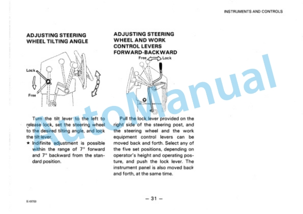 Komatsu GD705A-3 Motor Grader Operation and Maintenance Manual SEAM234Y01 2 Komatsu GD705A-3 Motor Grader Operation and Maintenance Manual SEAM234Y01 - Image 2