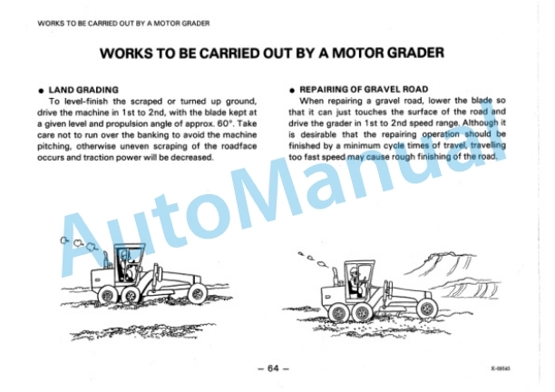Komatsu GD705A-3 Motor Grader Operation and Maintenance Manual SEAM234Y01 3 Komatsu GD705A-3 Motor Grader Operation and Maintenance Manual SEAM234Y01 - Image 3