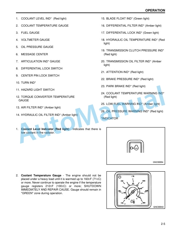 Komatsu GD750A-1 Motor Grader Operation and Maintenance Manual CEAM002402 2 Komatsu GD750A-1 Motor Grader Operation and Maintenance Manual CEAM002402 - Image 2