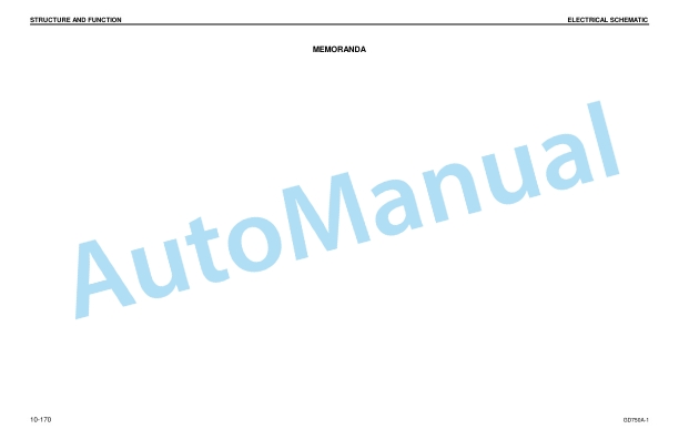 Alternative view of Komatsu GD750A-1 Motor Grader Shop Manual CEBD002104