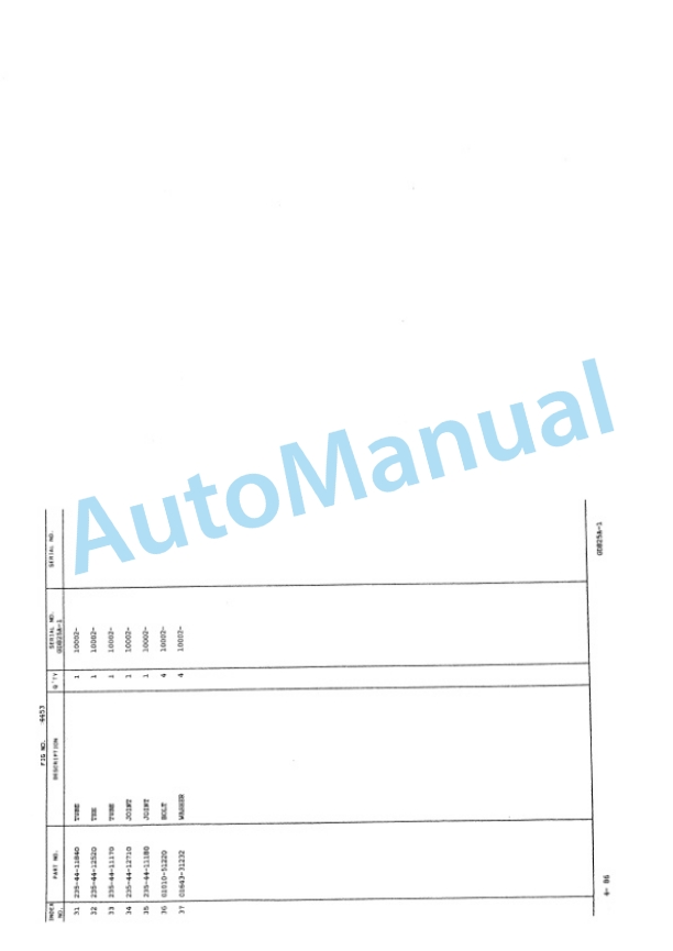 Komatsu GD825A-1 Motor Grader Parts Manual PEPB02350104 4 Komatsu GD825A-1 Motor Grader Parts Manual PEPB02350104-4