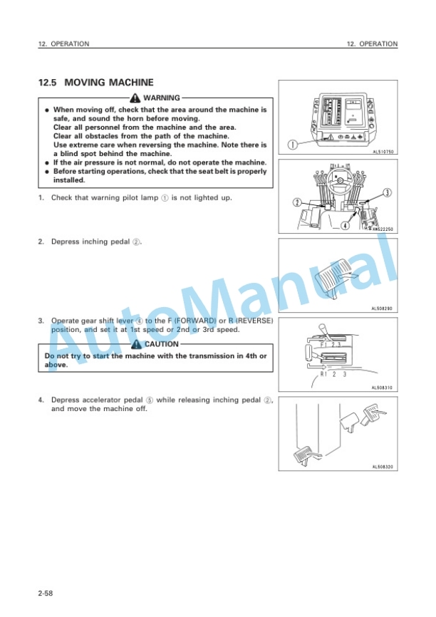 Komatsu GD825A-2 Motor Grader Operation and Maintenance Manual SEAM021400 3 Komatsu GD825A-2 Motor Grader Operation and Maintenance Manual SEAM021400 - Image 3