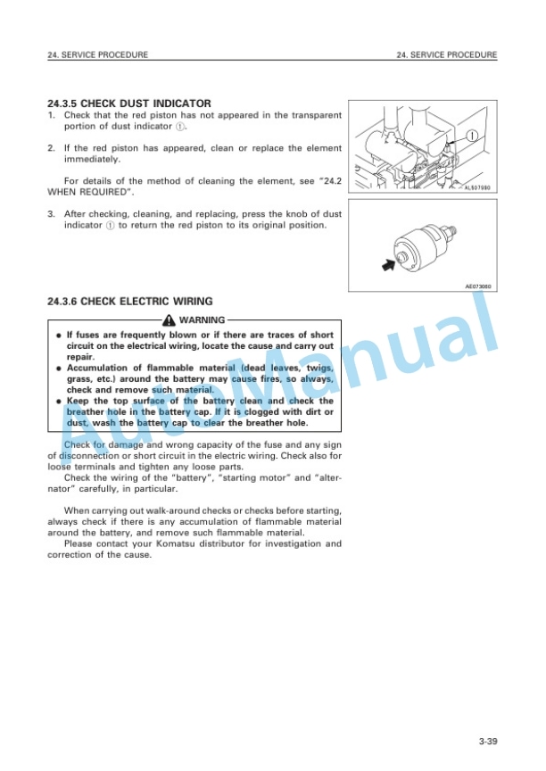 Komatsu GD825A-2 Motor Grader Operation and Maintenance Manual SEAM021400 5 Komatsu GD825A-2 Motor Grader Operation and Maintenance Manual SEAM021400 - Image 5