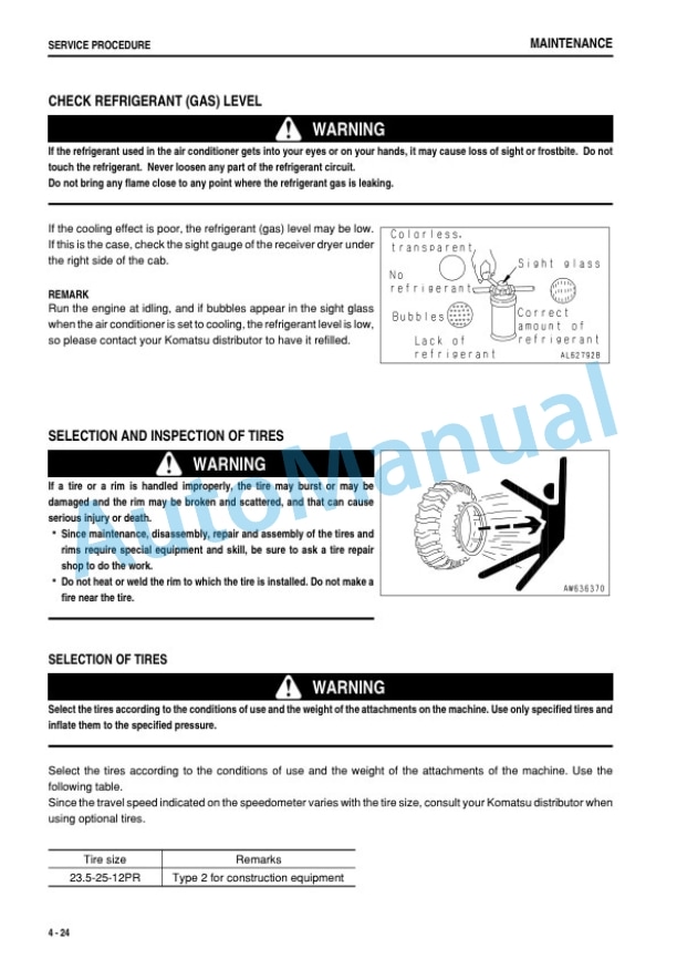 Komatsu GD825A-2 Motor Grader Operation and Maintenance Manual TEN00012-00 5 Komatsu GD825A-2 Motor Grader Operation and Maintenance Manual TEN00012-00 - Image 5