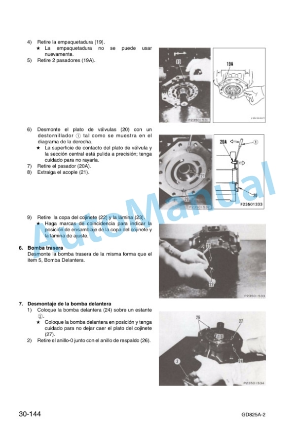 Komatsu GD825A-2 Motor Grader Shop Manual GSBM002304 5 Komatsu GD825A-2 Motor Grader Shop Manual GSBM002304 - Image 5