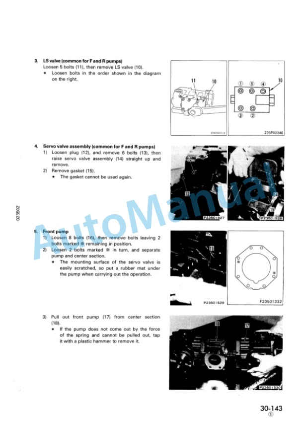 Komatsu GD825A-2 Motor Grader Shop Manual SEBM002309 5 Komatsu GD825A-2 Motor Grader Shop Manual SEBM002309 - Image 5