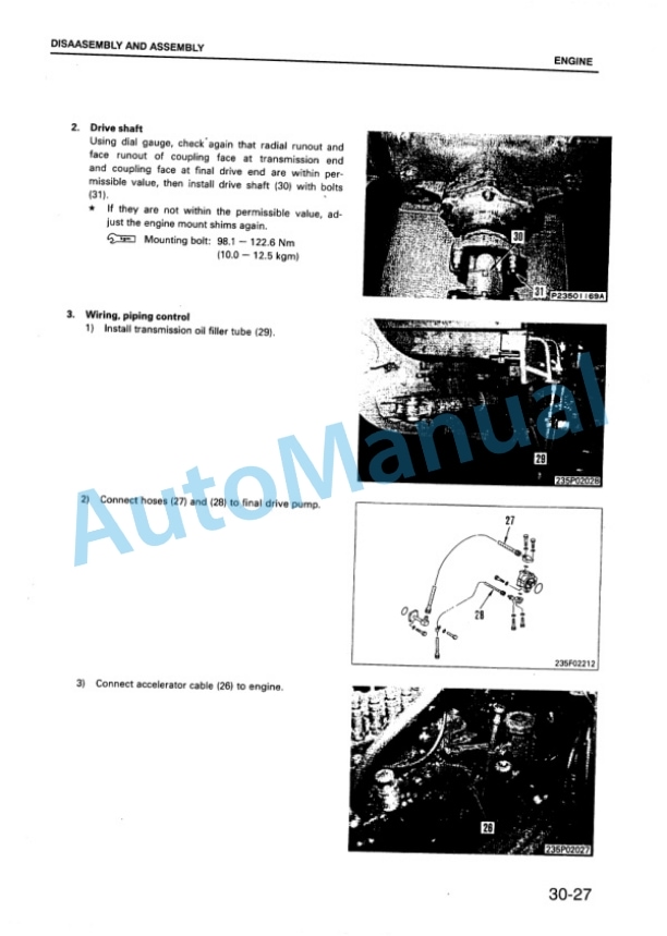 Komatsu GD825A-2 Motor Grader Shop Manual SEBMW010712 4 Komatsu GD825A-2 Motor Grader Shop Manual SEBMW010712 - Image 4