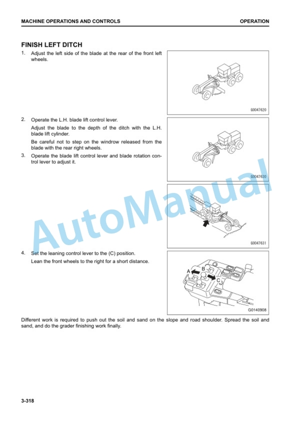Komatsu GD955-7 Motor Grader Operation and Maintenance Manual TEN01034-02 4 Komatsu GD955-7 Motor Grader Operation and Maintenance Manual TEN01034-02 - Image 4
