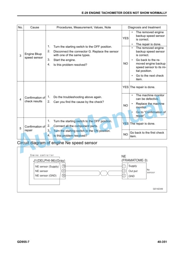 Komatsu GD955-7 Motor Grader Shop Manual SEN06936-00 4 Komatsu GD955-7 Motor Grader Shop Manual SEN06936-00 - Image 4