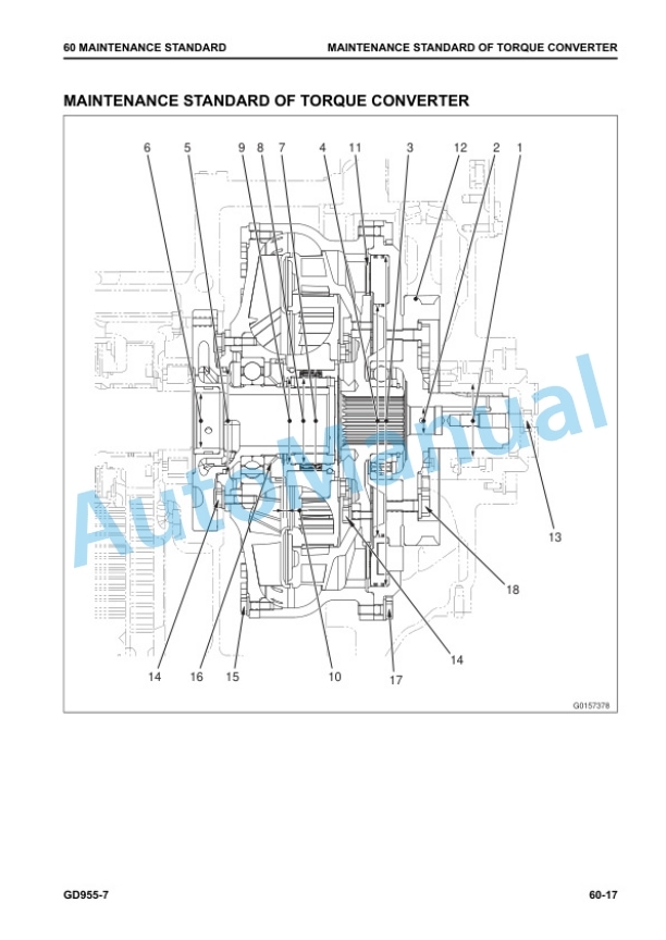 Komatsu GD955-7 Motor Grader Shop Manual SEN06936-00 5 Komatsu GD955-7 Motor Grader Shop Manual SEN06936-00 - Image 5