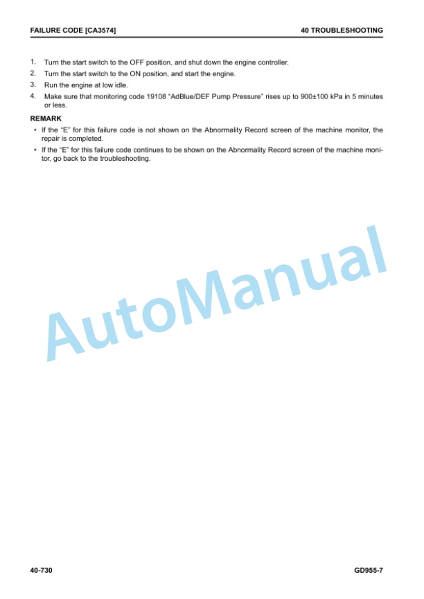 Komatsu GD955-7 Motor Grader Shop Manual SEN06936-01 3 Komatsu GD955-7 Motor Grader Shop Manual SEN06936-01 - Image 3