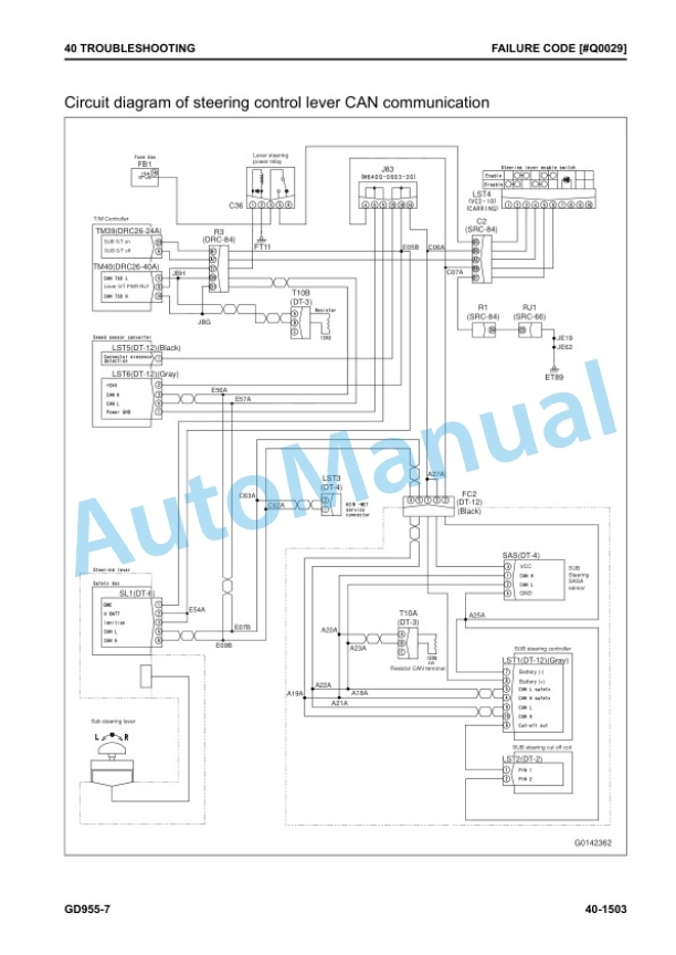Komatsu GD955-7 Motor Grader Shop Manual SEN06936-01 4 Komatsu GD955-7 Motor Grader Shop Manual SEN06936-01 - Image 4