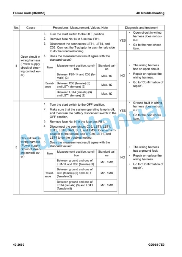 Komatsu GD955-7E0 Motor Grader Shop Manual SEN06978-00 4 Komatsu GD955-7E0 Motor Grader Shop Manual SEN06978-00 - Image 4