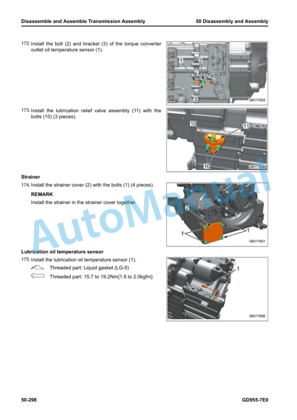 Komatsu GD955-7E0 Motor Grader Shop Manual SEN06978-00 5 Komatsu GD955-7E0 Motor Grader Shop Manual SEN06978-00 - Image 5