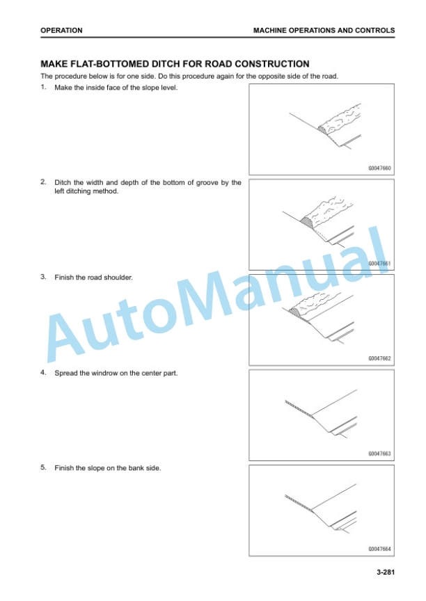 Komatsu GD955-7R Motor Grader Operation and Maintenance Manual PEN01828-00 4 Komatsu GD955-7R Motor Grader Operation and Maintenance Manual PEN01828-00 - Image 4