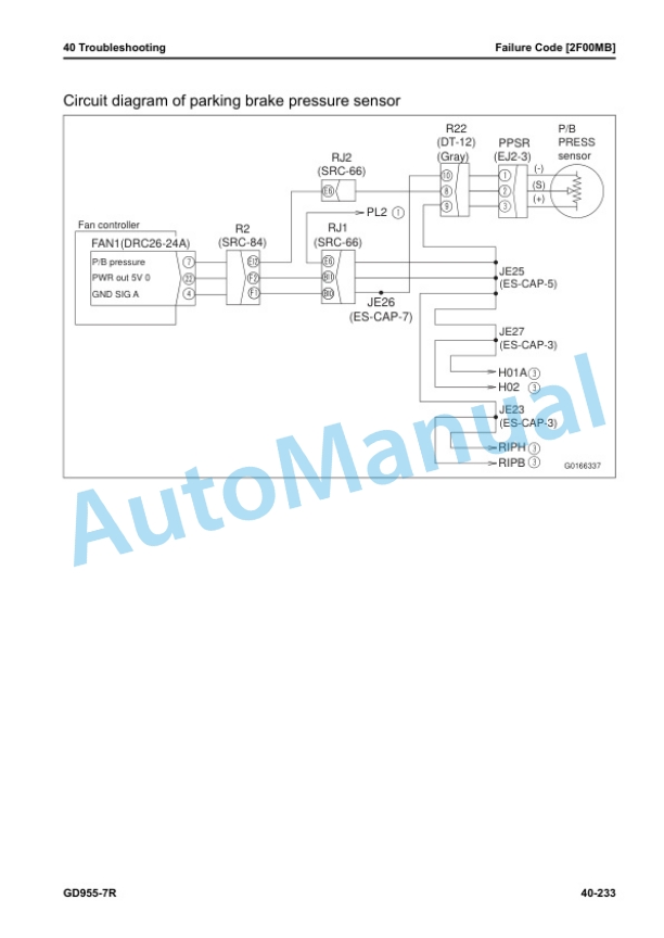 Komatsu GD955-7R Motor Grader Shop Manual SEN06955-01 3 Komatsu GD955-7R Motor Grader Shop Manual SEN06955-01 - Image 3