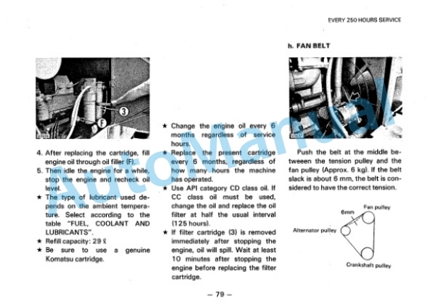 Komatsu GS360-2 Stabilizer Operation and Maintenance Manual SEAM02620201 4 Komatsu GS360-2 Stabilizer Operation and Maintenance Manual SEAM02620201 - Image 4