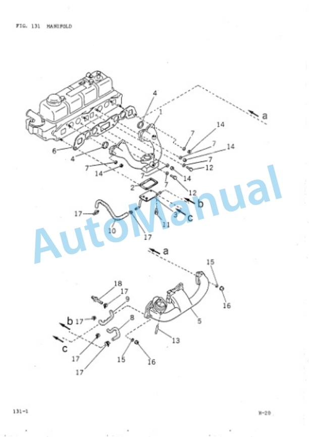 Komatsu H-20 Gasoline Engine Parts Manual H20-PNE9 2 Komatsu H-20 Gasoline Engine Parts Manual H20-PNE9-2