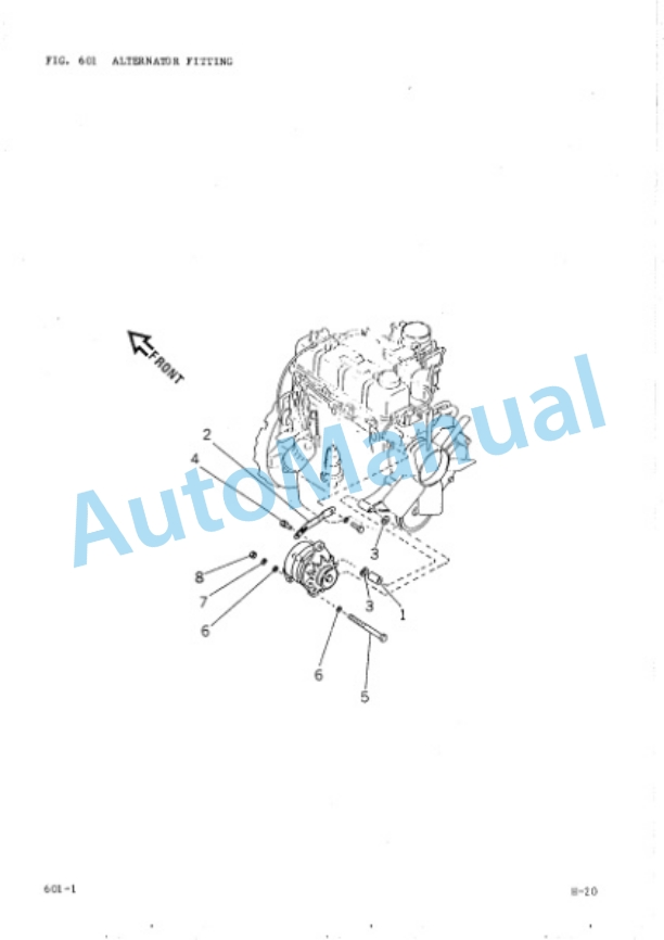 Komatsu H-20 Gasoline Engine Parts Manual H20-PNE9 4 Komatsu H-20 Gasoline Engine Parts Manual H20-PNE9-4