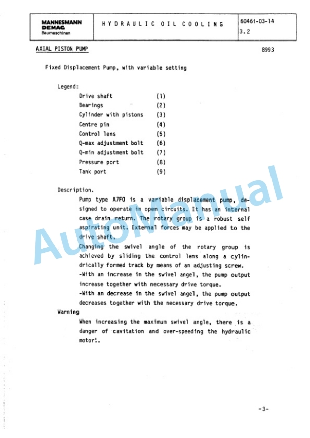 Alternative view of Komatsu H185S Hydraulic Shovel Shop Manual H185S06081SM