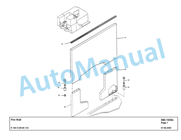 Komatsu H185S Mining Workshop Manual G06123-3