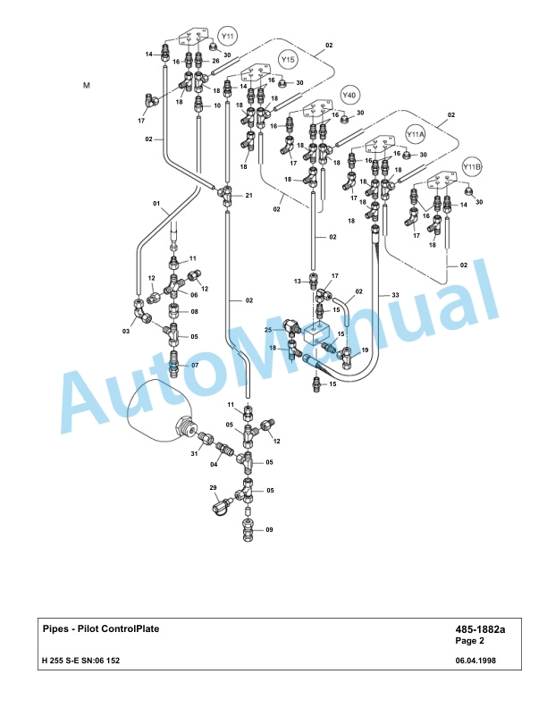 Komatsu H255S-E Hydraulic Mining Excavator Parts Manual G06152 4 Komatsu H255S-E Hydraulic Mining Excavator Parts Manual G06152-4