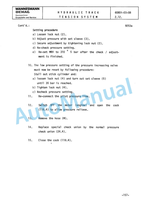 Komatsu H285S Hydraulic Shovel Shop Manual H285S78094SM 4 Komatsu H285S Hydraulic Shovel Shop Manual H285S78094SM - Image 4