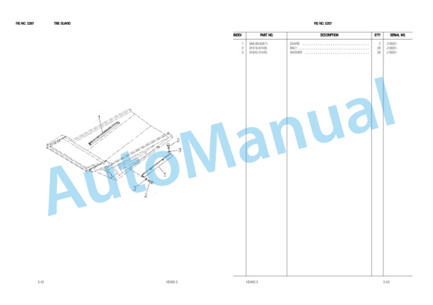 Komatsu H465-5, SAA6D170E-2A Parts Manual LEPB0H4600 5 Komatsu H465-5, SAA6D170E-2A Parts Manual LEPB0H4600-5