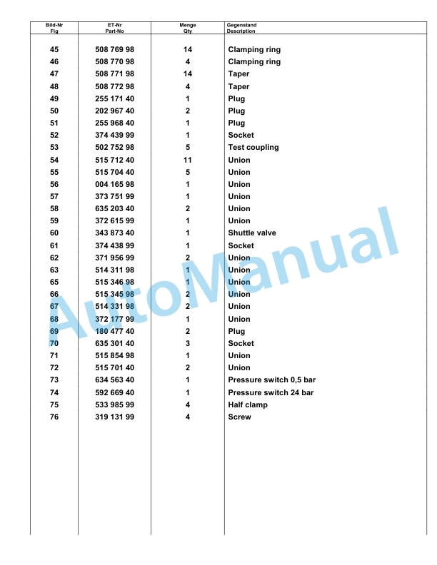 Komatsu H655S-E Hydraulic Mining Excavator Parts Manual G12031 4 Komatsu H655S-E Hydraulic Mining Excavator Parts Manual G12031-4