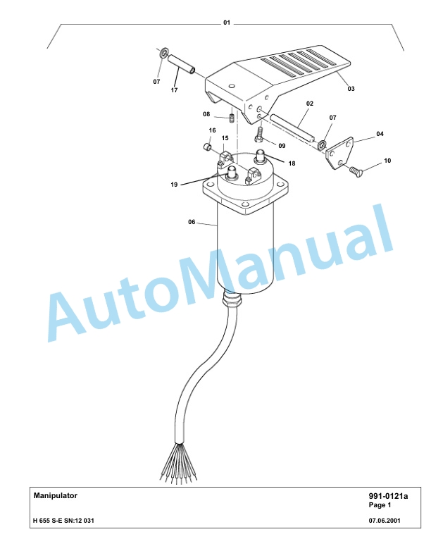 Komatsu H655S-E Hydraulic Mining Excavator Parts Manual G12031 5 Komatsu H655S-E Hydraulic Mining Excavator Parts Manual G12031-5