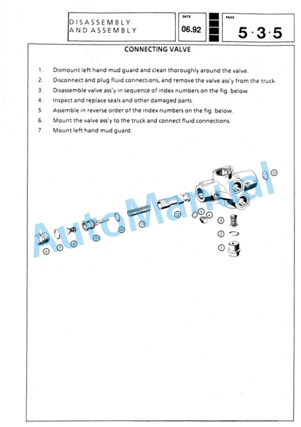 Komatsu HA250, HA270 Articulated Dump Truck Shop Manual SEBMHA250104 5 Komatsu HA250, HA270 Articulated Dump Truck Shop Manual SEBMHA250104 - Image 5
