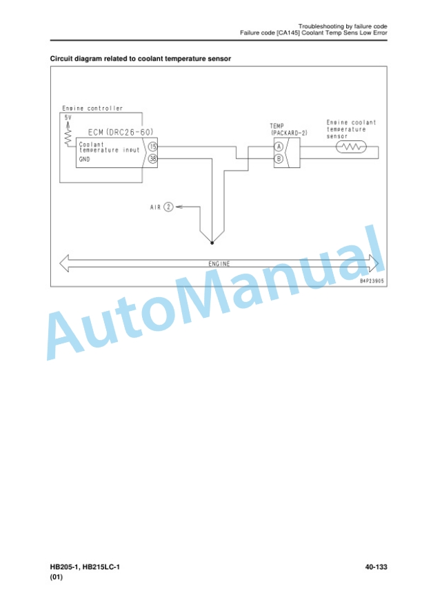 Komatsu HB205-1, HB215LC-1 Hybrid Hydraulic Excavator Shop Manual SEN05393-06 3 Komatsu HB205-1, HB215LC-1 Hybrid Hydraulic Excavator Shop Manual SEN05393-06 - Image 3