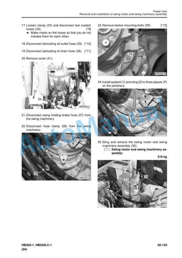Komatsu HB205-1, HB215LC-1 Hybrid Hydraulic Excavator Shop Manual SEN05393-06 5 Komatsu HB205-1, HB215LC-1 Hybrid Hydraulic Excavator Shop Manual SEN05393-06 - Image 5