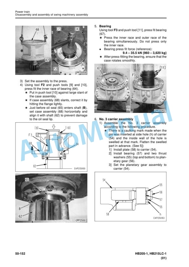 Komatsu HB205-1, HB215LC-1 Hydraulic Excavator Service Manual SEN05393-10 5 Komatsu HB205-1, HB215LC-1 Hydraulic Excavator Service Manual SEN05393-10 - Image 5