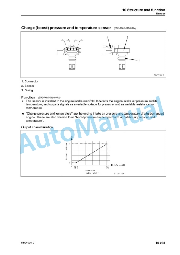 Alternative view of Komatsu HB215LC-2 Hybrid Hydraulic Excavator Shop Manual SEN06488-01