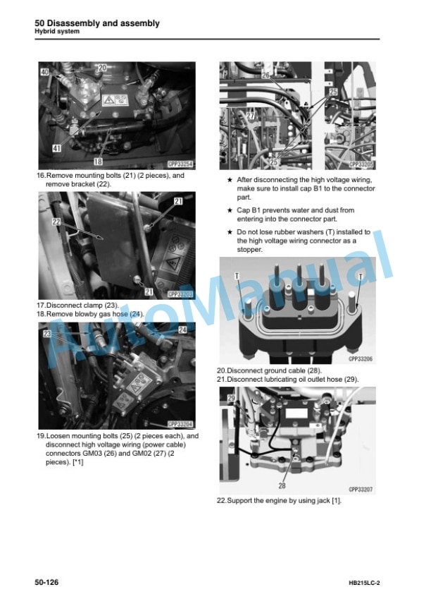 Komatsu HB215LC-2 Hydraulic Excavator Shop Manual SEN06488-09 5 Komatsu HB215LC-2 Hydraulic Excavator Shop Manual SEN06488-09 - Image 5