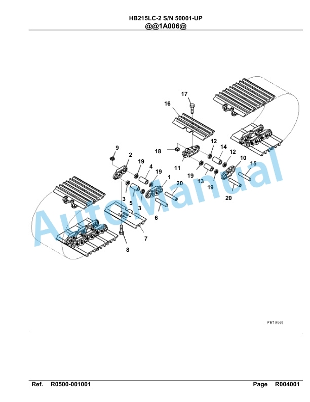 Komatsu HB215LC-2 Parts Manual 50001-UP 5 Komatsu HB215LC-2 Parts Manual 50001-UP-5