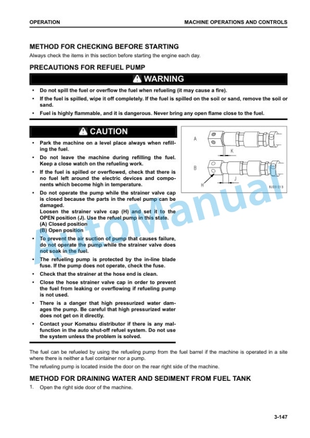 Komatsu HB215LC-3 Hydraulic Excavator Operation and Maintenance Manual TEN00979-04 3 Komatsu HB215LC-3 Hydraulic Excavator Operation and Maintenance Manual TEN00979-04 - Image 3