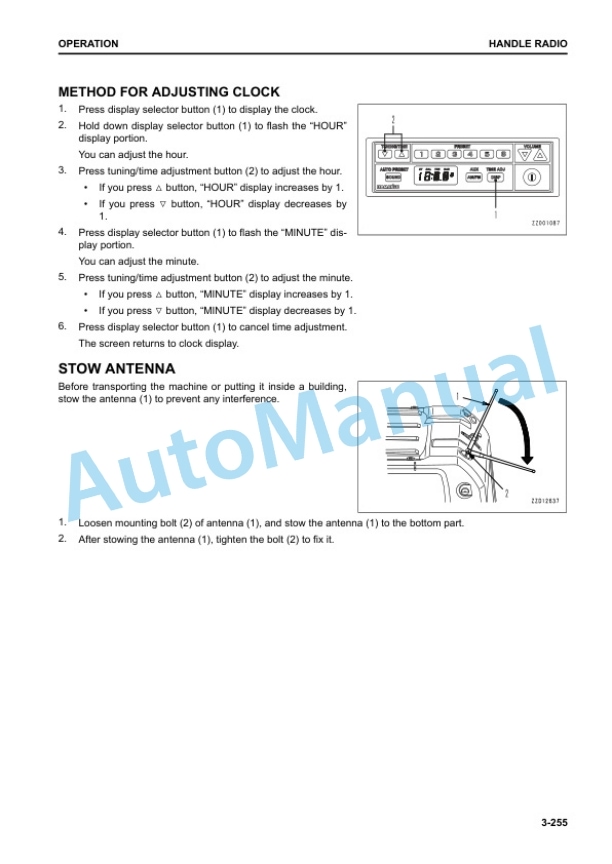 Komatsu HB215LC-3 Hydraulic Excavator Operation and Maintenance Manual TEN00979-04 4 Komatsu HB215LC-3 Hydraulic Excavator Operation and Maintenance Manual TEN00979-04 - Image 4